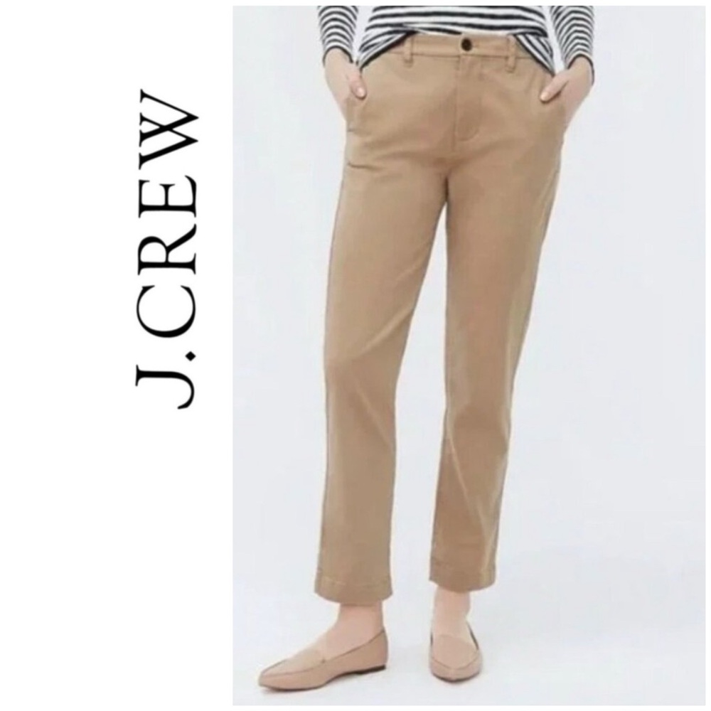 J.Crew Frankie Chino Pants Tan 2
